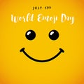 World Emoji Day, july 17th banner