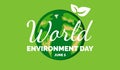 World environament  day banner poster design vector Royalty Free Stock Photo
