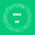 World environment day background.