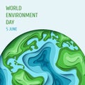 World Environment day concept background