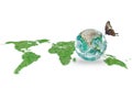 World environment day concept :Elements of this image furnished by NASA Royalty Free Stock Photo