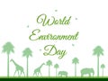 World Environment Day, reserve, Landscape with animals