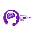 World Epilepsy Day. Royalty Free Stock Photo