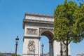 World famous Arc de Triomphe in Paris