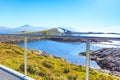 The Atlantic Road, view from walking path, Norway Royalty Free Stock Photo