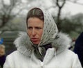 Princess Anne at the World famous Badminton horse trials, united kingdom 1980 1