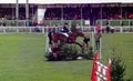 World famous Badminton horse trials, united kingdom 1980