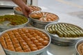 Baklava For Sale. in Gaziantep Royalty Free Stock Photo