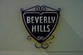 The world famous Beverly Hills sign in Los Angeles, Clifornia