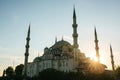 The world-famous Blue Mosque in Istanbul is also called Sultanahmet. Turkey. Royalty Free Stock Photo