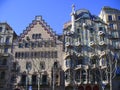 World famous Casa Batllo by Catalan architect Antoni Gaudi on Paseo de Gracia, Barcelona, Spain