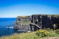 World famous cliffs of moher in county Clare Ireland Royalty Free Stock Photo