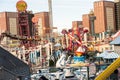 World famous Coney Island Luna Park with millions of attractions and fun for kids