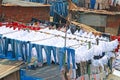 World famous Dhobi Ghats of Mumbai india Royalty Free Stock Photo