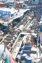 World famous Dhobi Ghats of Mumbai india Royalty Free Stock Photo