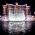 World famous fountain water show in las vegas nevada