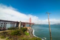 World Famous Golden Gate bridge in San Francisco Royalty Free Stock Photo