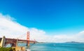 World famous Golden gate bridge in San Francisco Royalty Free Stock Photo