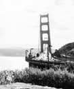 World famous Golden Gate bridge in San Francisco Royalty Free Stock Photo