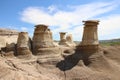 The world famous hoodoos in Drumheller, Alberta