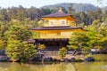 Kinkakuji Temple (The Golden Pavilion) in Kyoto, Japan Royalty Free Stock Photo