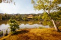 Kinkakuji Temple (The Golden Pavilion) in Kyoto, Japan Royalty Free Stock Photo