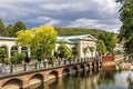 World-famous spa town in Bavaria, Germany Bad Kissingen in Bavaria, Germany Royalty Free Stock Photo