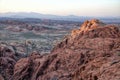 World-famous Valley of Fire State Park at Sunset