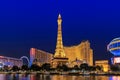 Las Vegas strip as seen at night