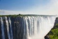 The Victoria Falls in Zimbabwe and Zambia Royalty Free Stock Photo