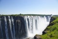 The Victoria Falls in Zimbabwe and Zambia Royalty Free Stock Photo