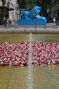 The World Festival of Roses on Place de la Republique in Lyon