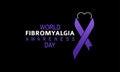 World Fibromyalgia Awareness Prevention and awareness Vector Concept. Banner, Poster World Fibromyalgia Awareness Campaign