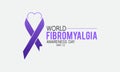 World Fibromyalgia Awareness Prevention and awareness Vector Concept. Banner, Poster World Fibromyalgia Awareness Campaign