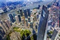 World Financial Center Skyscraper Liujiashui Shanghai China Royalty Free Stock Photo