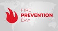 World Fire Prevention Day Background Illustration Royalty Free Stock Photo