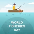 World Fisheries Day background