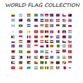 World flag collection in one place