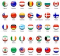 World Flag Icons 01 Royalty Free Stock Photo