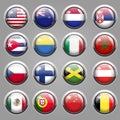 World flag icons Royalty Free Stock Photo