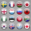 World flag icons Royalty Free Stock Photo