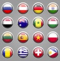 World flag icons Royalty Free Stock Photo