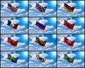 World Flags Collage