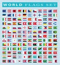 World Flags icon, vector illustration. Royalty Free Stock Photo