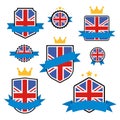 World Flags Series. Vector Flag of United Kingdom. Royalty Free Stock Photo