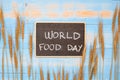 World Food Day Concept October 16 Royalty Free Stock Photo