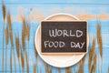 World Food Day Concept October 16 Royalty Free Stock Photo