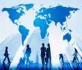 World Global Cartography Globalization Earth Concept Royalty Free Stock Photo