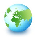 World Globe - africa europe and asia