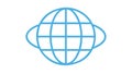 World Globe Grid Vector Icon for International Use, vector design Generative AI Royalty Free Stock Photo